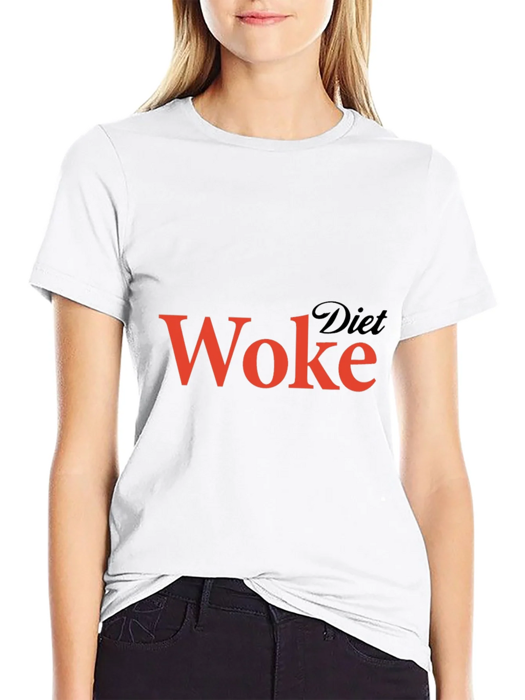 Diet Woke Graphic T-Shirt - Black