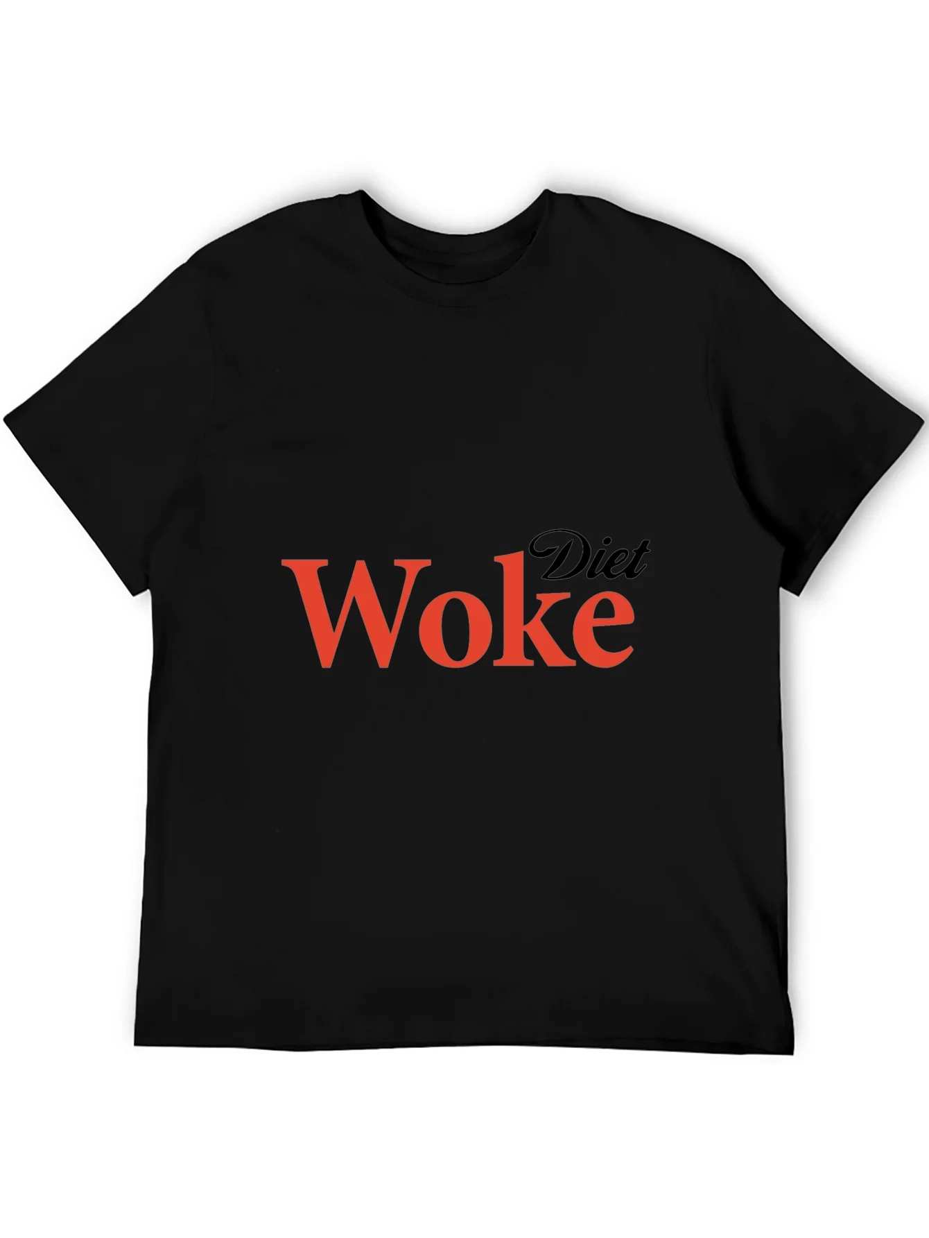 Diet Woke Graphic T-Shirt - Black