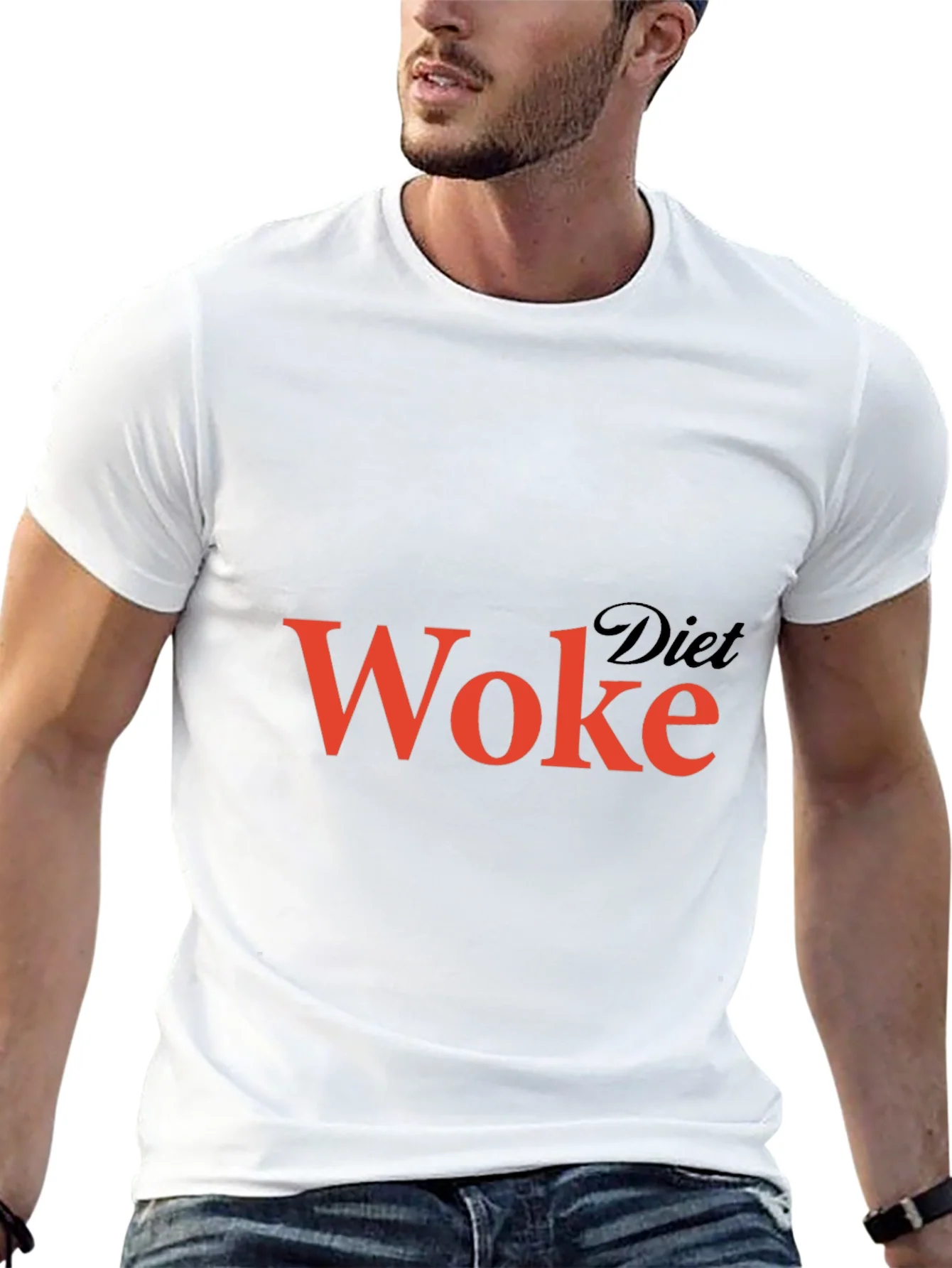 Diet Woke Graphic T-Shirt - Black