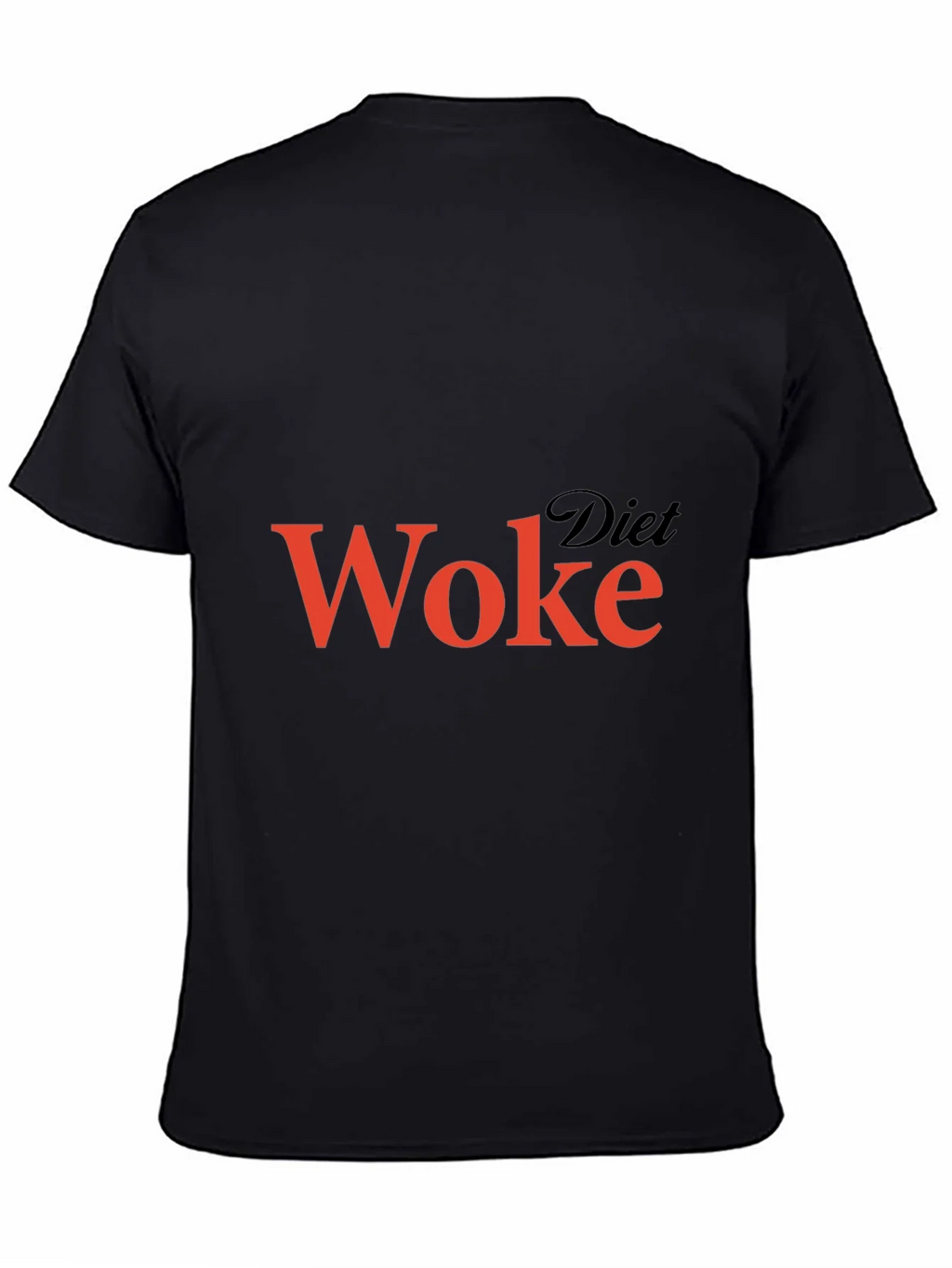 Diet Woke Graphic T-Shirt - Black
