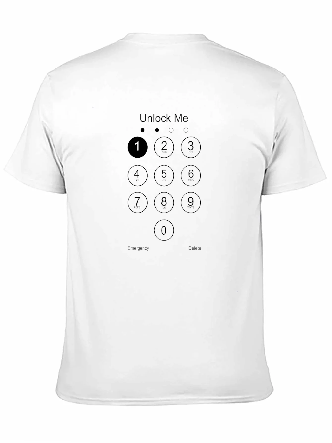 Unlock Me Pattern T-Shirt - Geeky Fashion