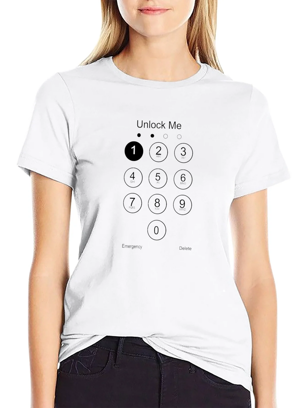 Unlock Me Pattern T-Shirt - Geeky Fashion