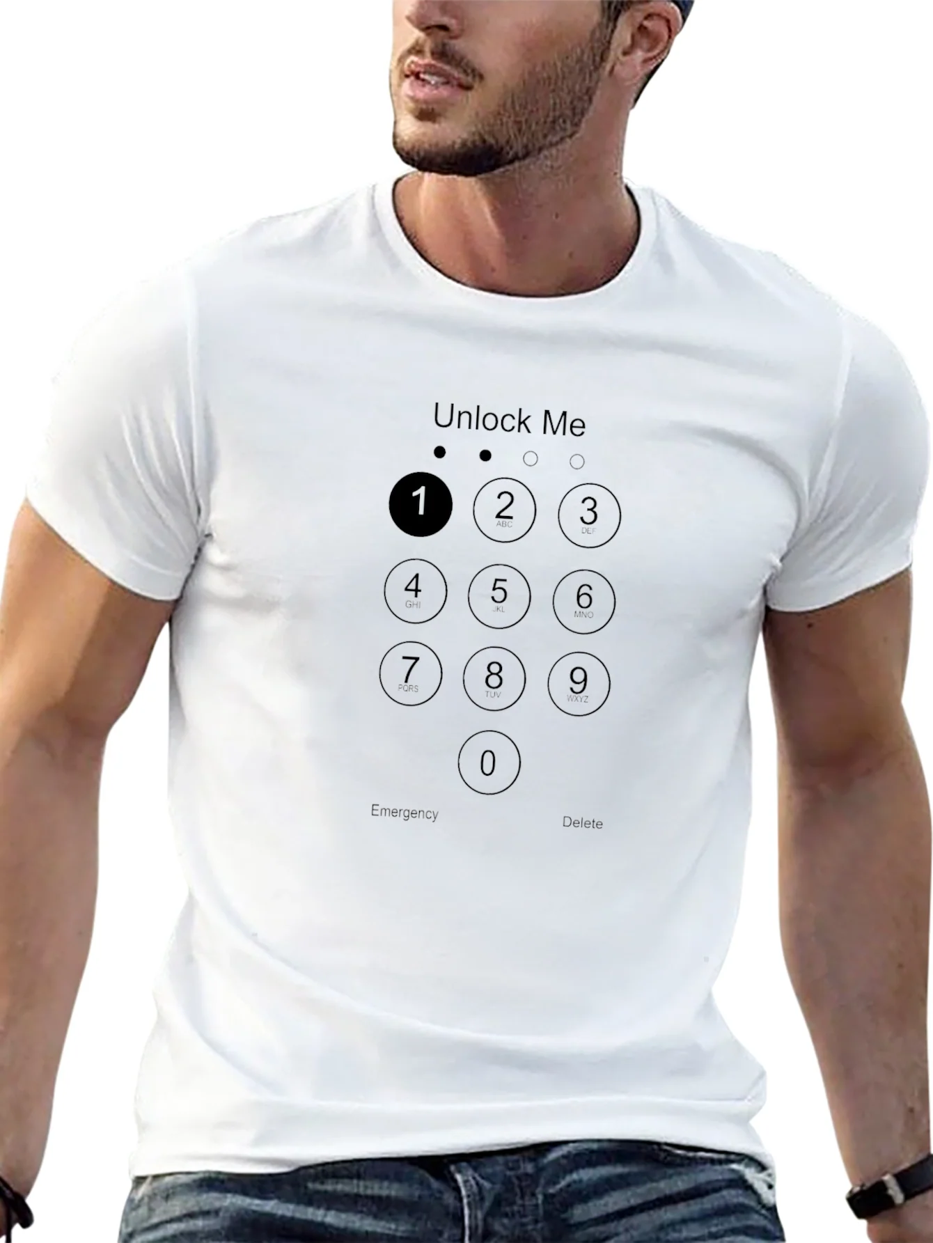 Unlock Me Pattern T-Shirt - Geeky Fashion