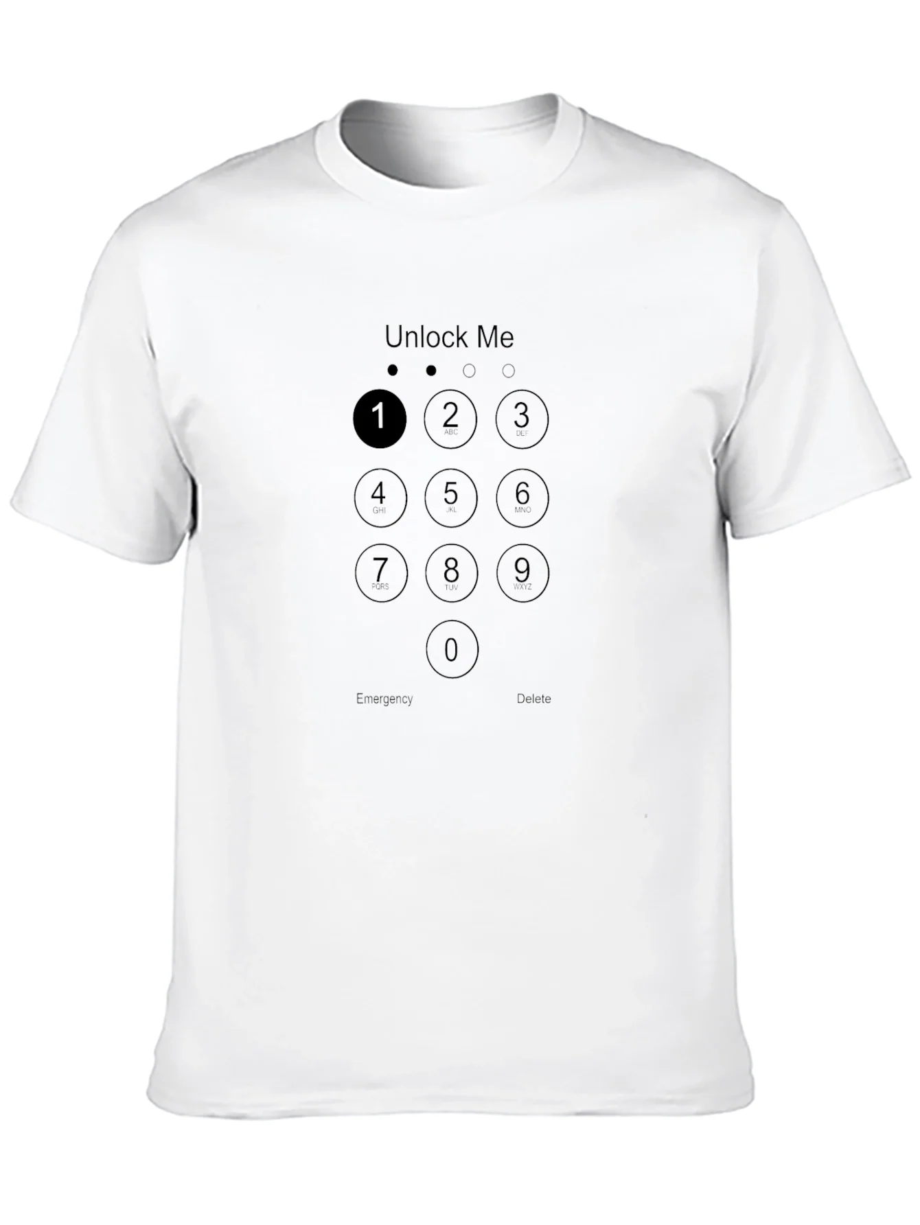 Unlock Me Pattern T-Shirt - Geeky Fashion