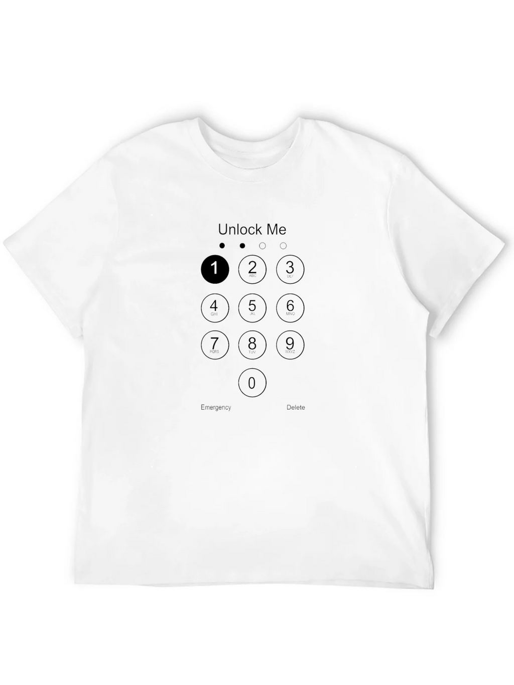 Unlock Me Pattern T-Shirt - Geeky Fashion