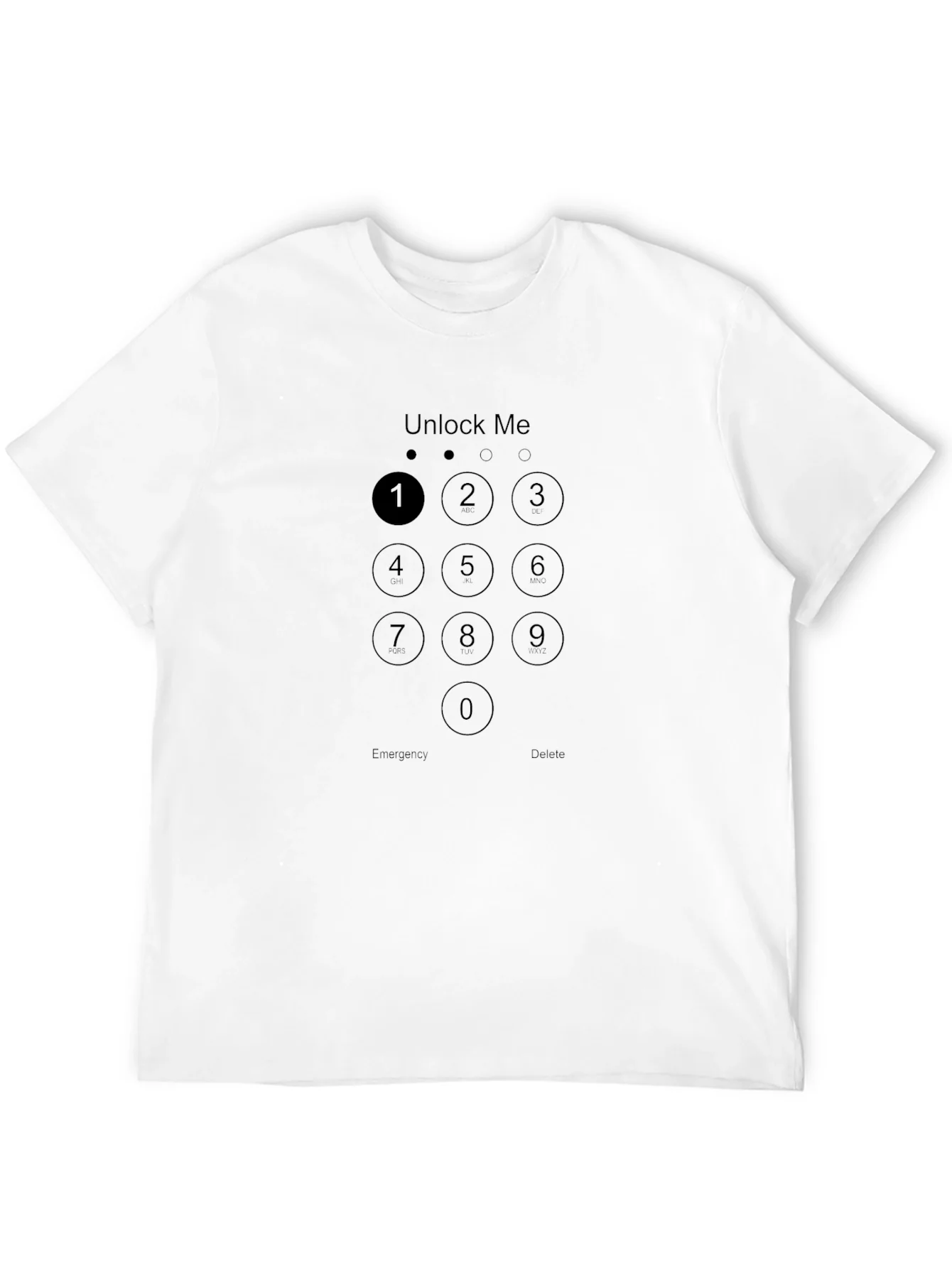 Unlock Me Pattern T-Shirt - Geeky Fashion