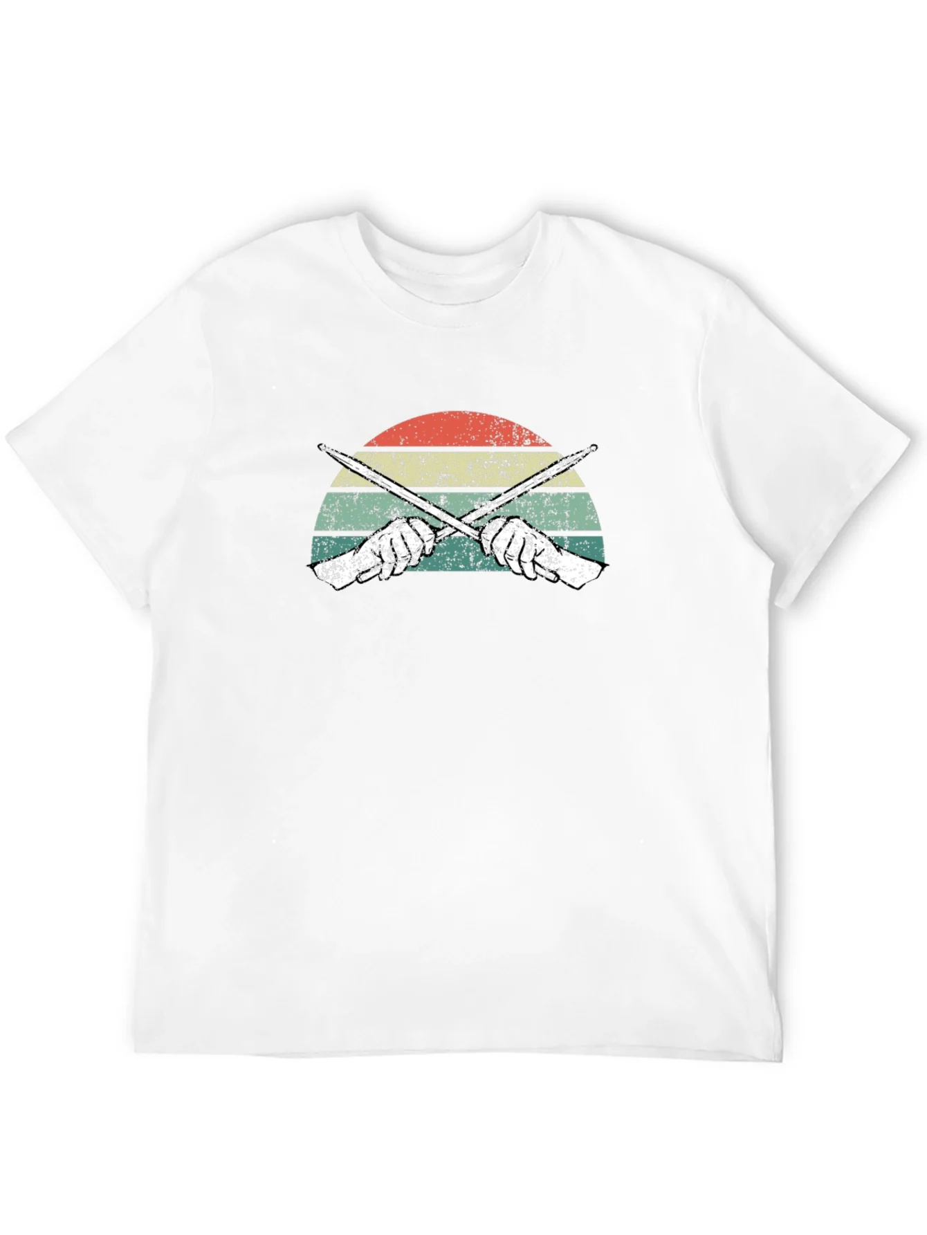 Retro Drum Sticks T-Shirt