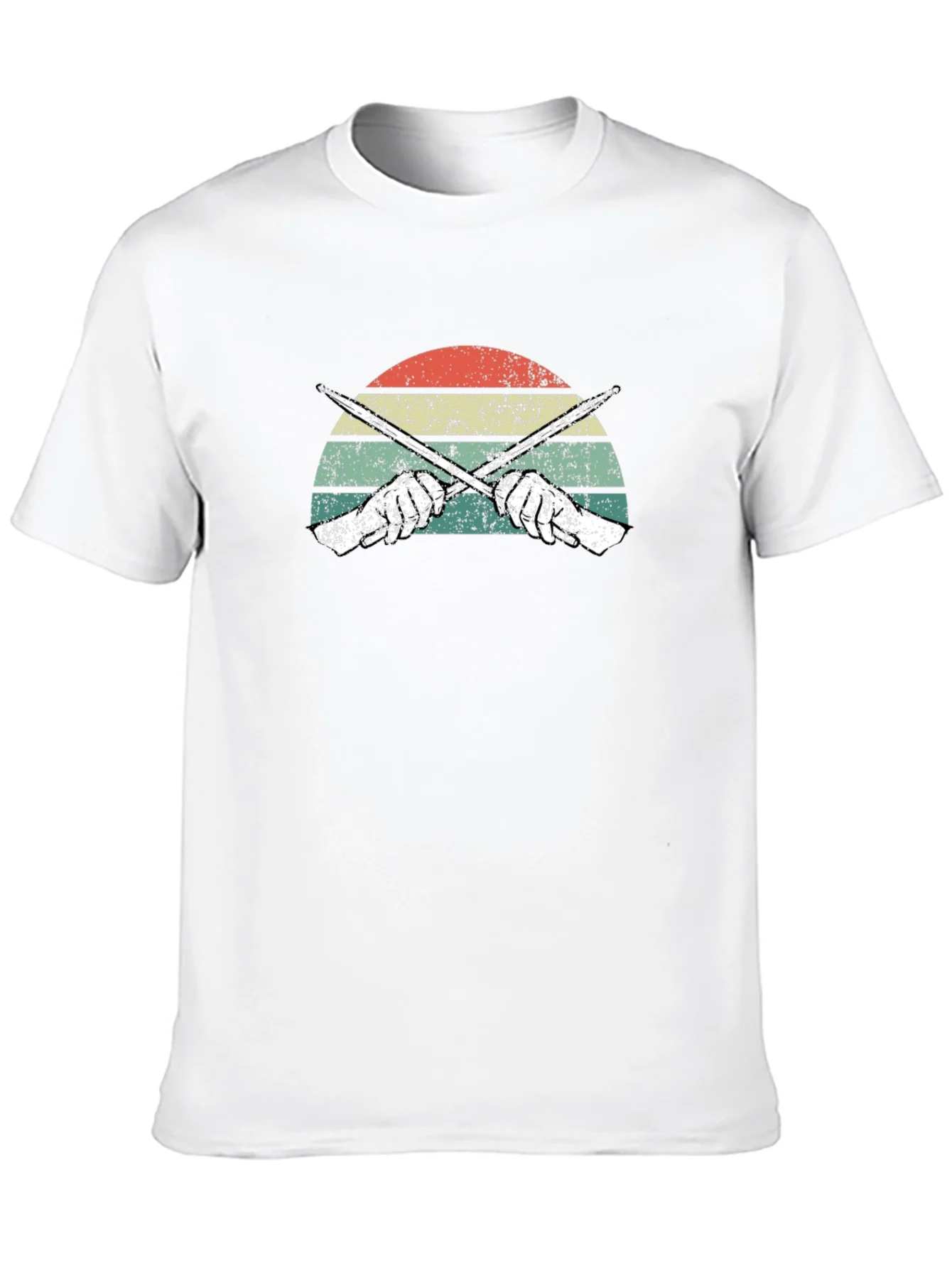 Retro Drum Sticks T-Shirt