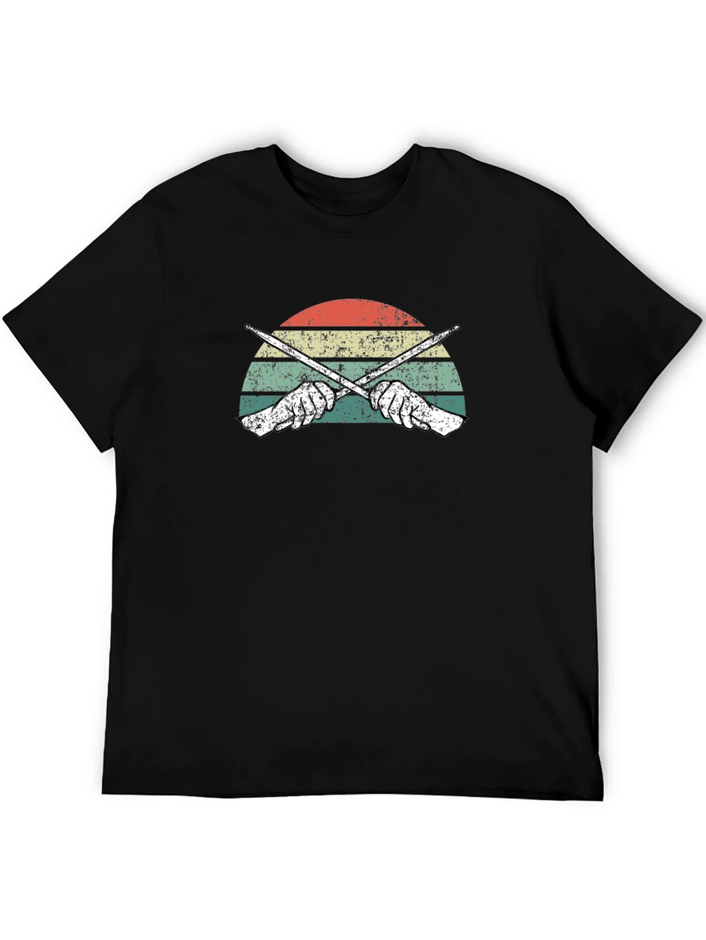 Retro Drum Sticks T-Shirt
