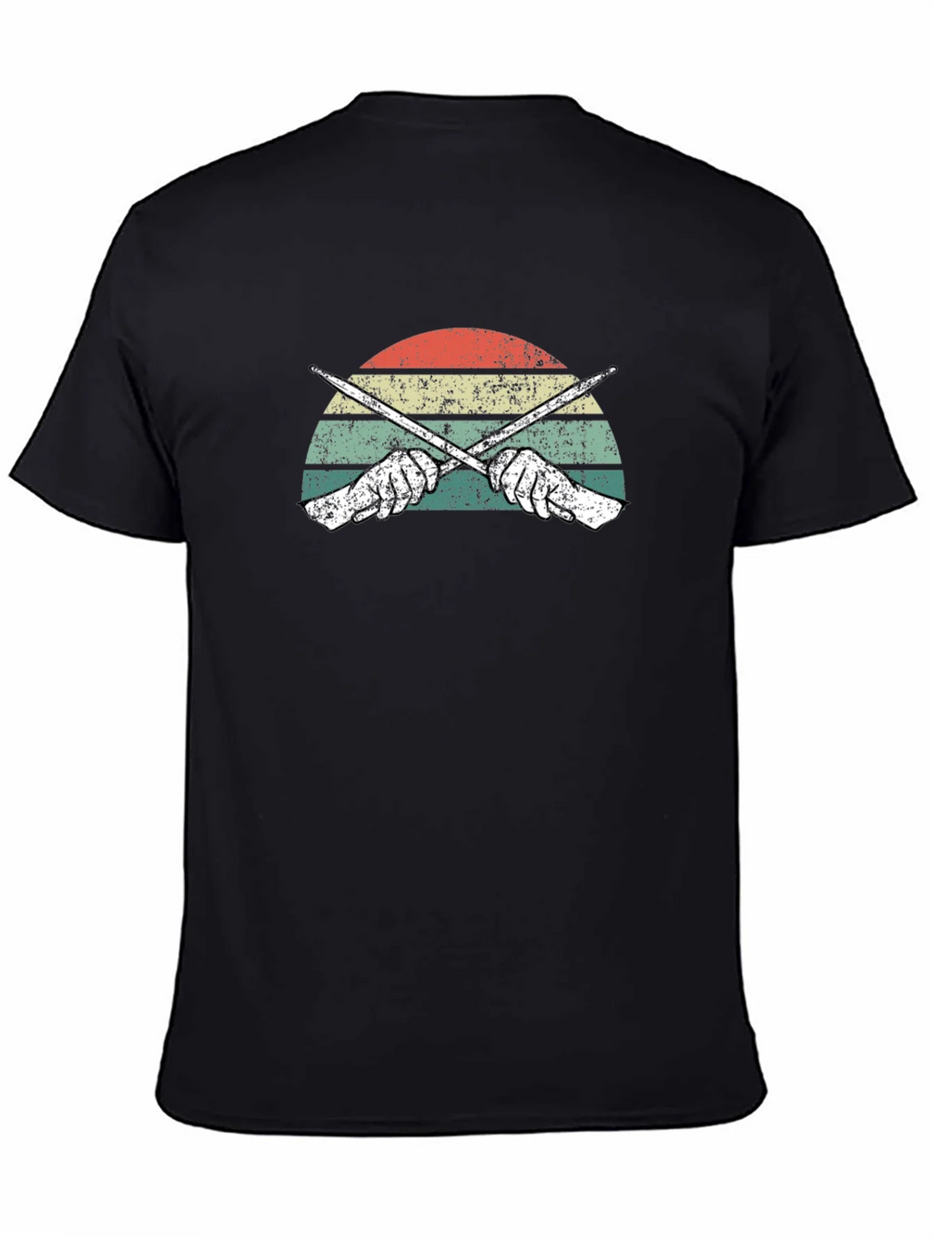 Retro Drum Sticks T-Shirt