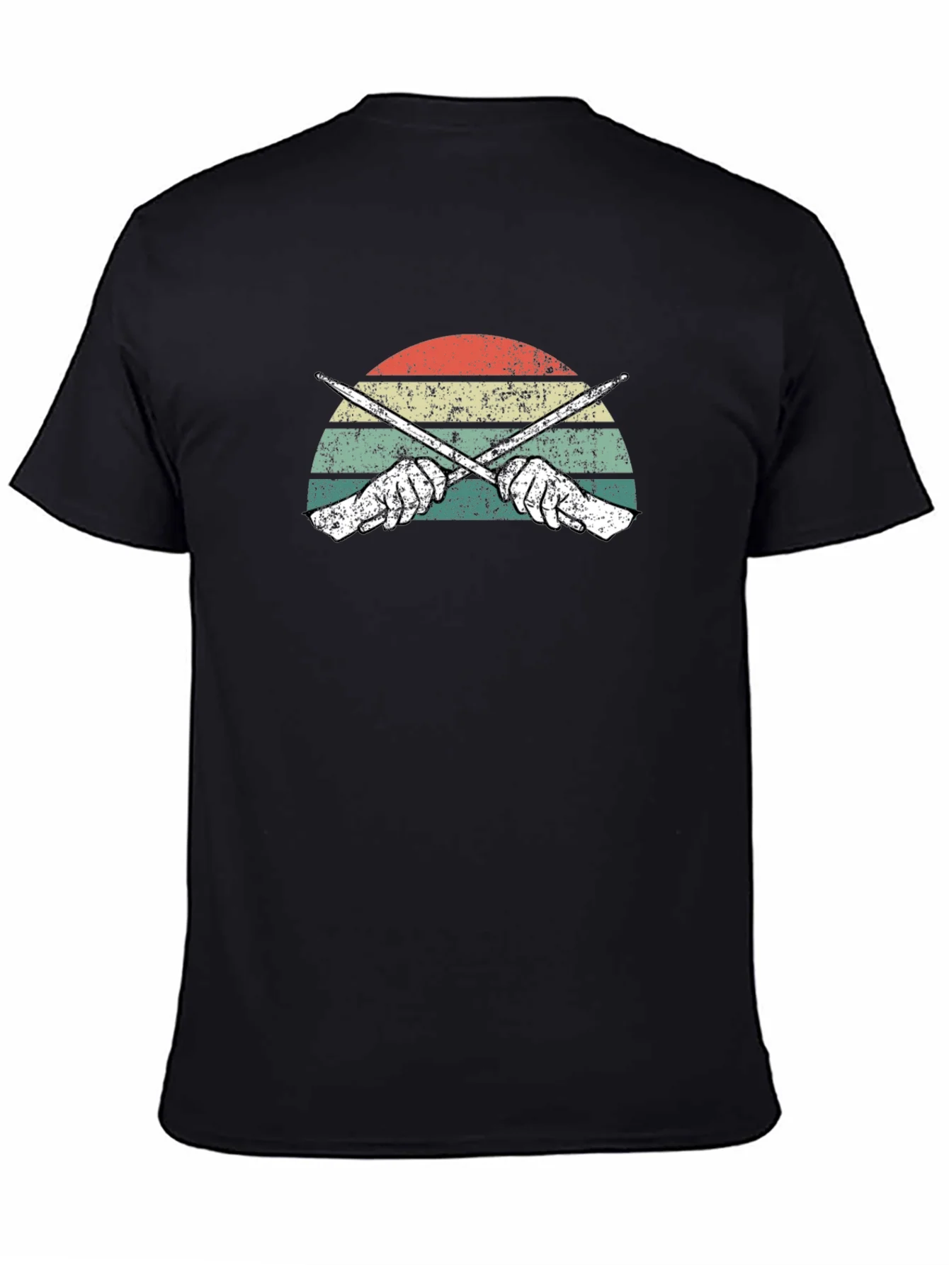 Retro Drum Sticks T-Shirt